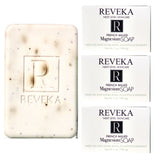 4pack - Reveka Skincare Magnesium Soap with Green Tea, Eucalyptus, Spearmint & Jojoba Beads