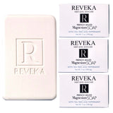 4pack - Reveka Skincare Magnesium Soap with Shea Butter, Peppermint & Tea Tree