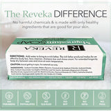 2pack - Reveka Skincare Magnesium Soap with Green Tea, Eucalyptus, Spearming & Jojoba Beads