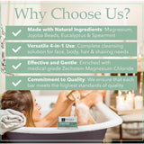 2pack - Reveka Skincare Magnesium Soap with Green Tea, Eucalyptus, Spearming & Jojoba Beads