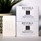 2pack - Reveka Skincare Magnesium Soap with Shea Butter, Peppermint & Tea Tree